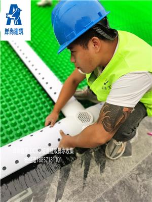 重庆PVC排水板厂家 塑料排水板批发 蓄排宝 DCS零坡度虹吸排水收集系统