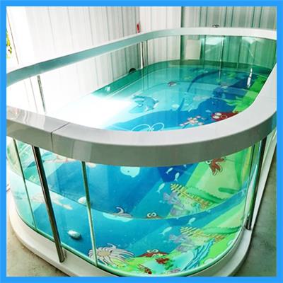 透明玻璃游泳池过滤 设计新颖