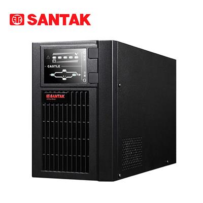 山特UPS电源C3KS外置电池3KVA/2400W稳压监控服务器消防高频塔式