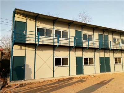 内蒙古鄂尔多斯彩钢活动房搭建 工地住宿办公集装箱房