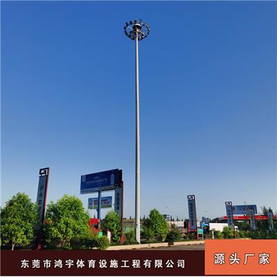 码头18米高杆灯规格 湖南湘西广场18米高杆灯定做款式 内外热镀锌