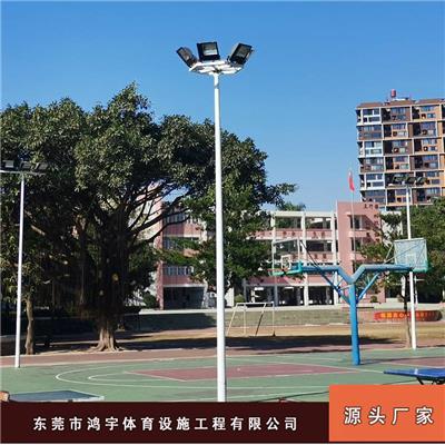 株洲市6-15米锥形灯杆定做 一个标准篮球场配置几条灯杆合适
