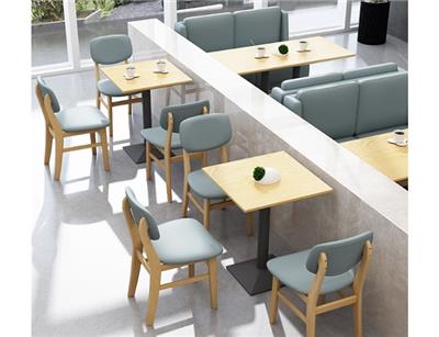 宝安餐饮桌椅定做，实木餐厅桌椅，茶餐厅桌椅厂家直销！