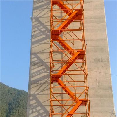 桥梁施工爬梯 框架式爬梯 梯笼爬梯