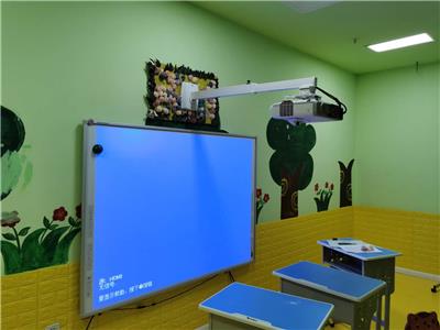 门头沟幼儿园短焦投影仪壁挂安装 投影机吊架安装