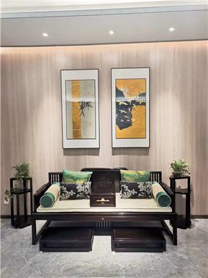 檀笑古今 新中式古典家具 黑檀实木沙发组合套装客厅