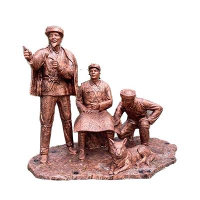 桂林红色主题雕塑 革命主题人物雕塑厂家