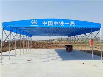 汉阳区定制移动雨棚 武汉加工生产大型仓库厂房活动推拉蓬