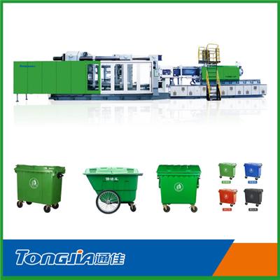 手推塑料垃圾车生产设备 660L环卫垃圾桶生产设备 垃圾车生产设备机器