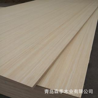 青岛龙宇贴纸杨桉基板科技木双面工厂直销家具板