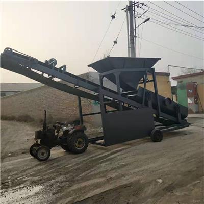 浙江供应滚筒式筛沙机设备振动筛沙子机厂家