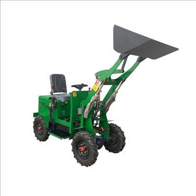 电动小铲车柴油四驱装载机小型工地推土机农用养殖场铲草机抓木机