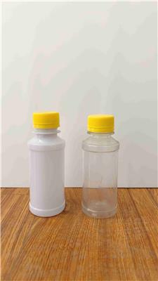 100ML加厚包装瓶密封圆形瓶透明农兽药瓶pet塑料瓶28牙 厂家直供