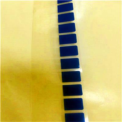 盛野厂家专业生产卷轴普粘蓝色易撕标签胶带