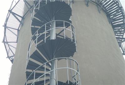 成都水泥烟囱旋转梯安装方案 施工方案