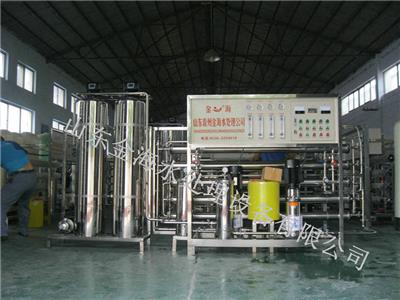 青州金海RO反渗透过滤纯净水处理设备大型工业商用地下井水农村净化水设备