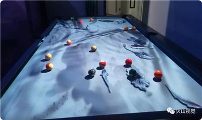 3D全息互动桌球、光影桌球、互动游戏