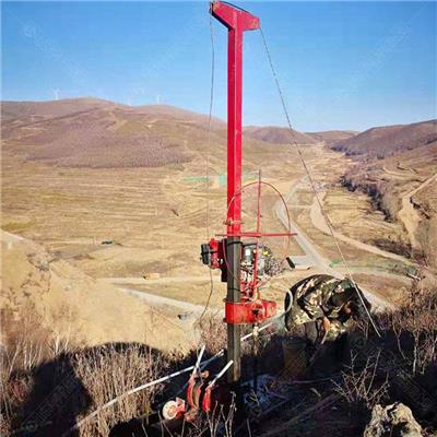 50米地质勘探钻机 小型岩层钻探设备 QBZ-50小型轻便取样钻机