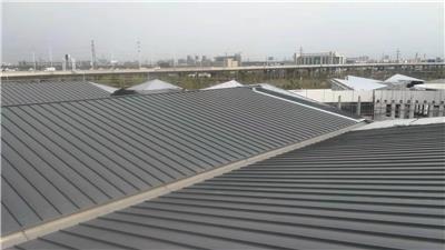 供应深灰色铝镁锰屋面板YX65-430型，厚度为0.9mm