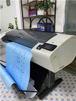 HP T790B0大幅面CAD工程图海报蓝图喷墨绘图仪 兰纸机