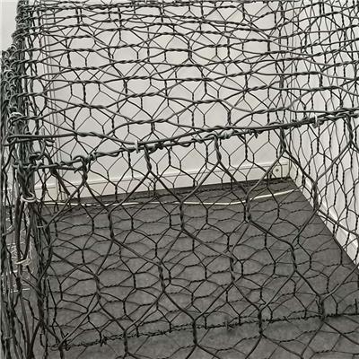 PVC包塑网箱 格宾石笼网 边坡防护六角网箱批发