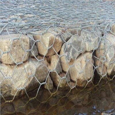 河堤防洪格宾石笼网 热镀锌石笼网 网笼在河渠中大量应用