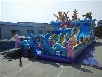 杭州公园充气城堡 儿童蹦床 加厚布料
