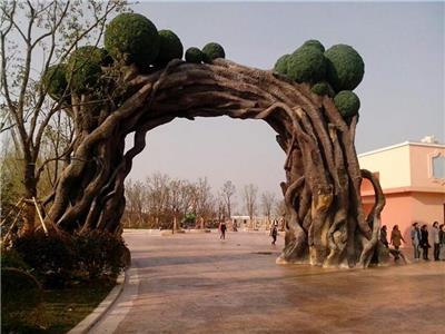 上海生态园景观大门设计