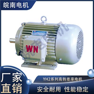 龙岩皖南电机代理公司 YH2系列高转差率三相异步电动机 适用于造纸
