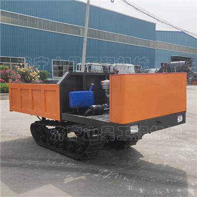 手扶式农用履带运输车 1.5吨水田拉育苗搬运车 操作简单