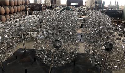 大型不锈钢镜面荷花雕塑 厂家定制广场售楼处不锈钢镜面水景雕塑