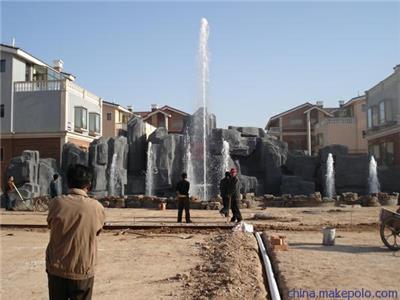 生态园塑石安装 北京生态园水泥假山安装 直系队伍