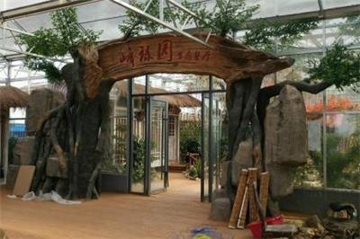 北京主题酒店假树制作 包柱子假树安装 造型多样