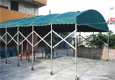 定制室外临时会场帐篷伸缩活动推拉雨蓬户外折叠遮阳棚
