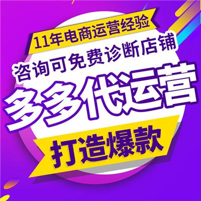 武汉有实力的拼多多无货源代运营 扬州靠谱拼多多无货源运营 拼多多无货源代运营怎么做