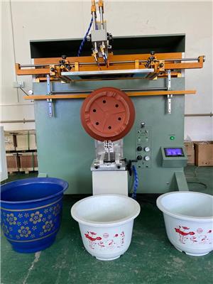 宁波市化工桶丝印机乳胶漆桶丝网印刷机油漆桶滚印机