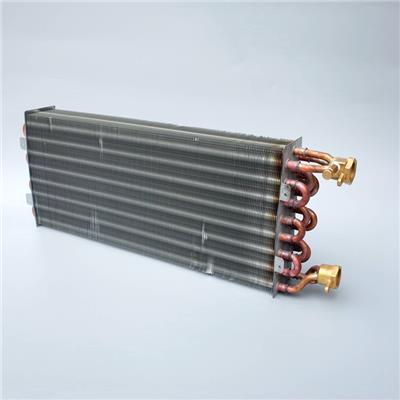 上海冷凝器厂家生产定制烘干机设备散热器蒸发器金色铝箔制冷设备铜管翅片式蒸发器
