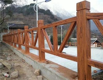 江西水泥仿木栏杆制作设计