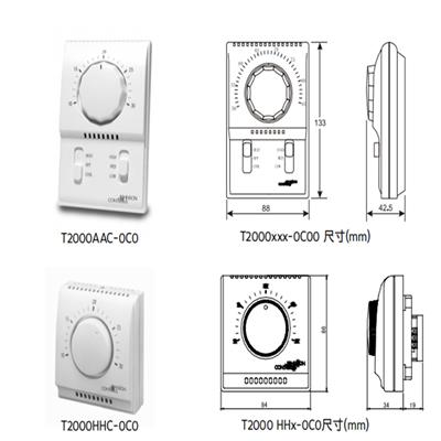 南通江森T2000系列线电压风机盘管温控器批发