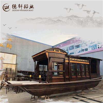 贵州省黔西南内河景区仿古木船订购厂家