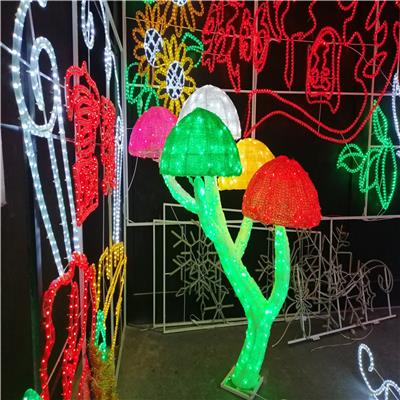 户外 造型灯 led 厂家 图片 蘑菇 中国梦 灯杆造型 节日装饰灯