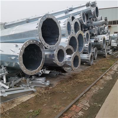 淮北35KV钢管杆价格 18米电力钢杆 钢桩基础打桩