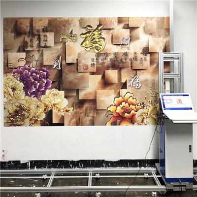 3d立体广告壁画打印机墙绘机彩印全自动墙体喷绘彩绘机墙面绘画机