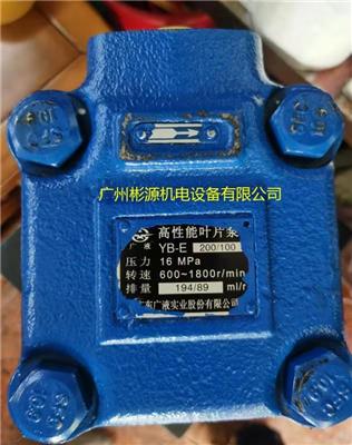 广东广液YB-200/100高性能叶片泵
