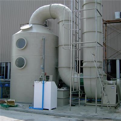供应pp喷淋塔 废气处理环保设备 工业除尘酸雾洗涤塔