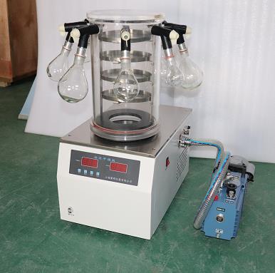 实验室冻干机、挂瓶冷冻式干燥机FD-1C-50实验型冻干机厂家直销