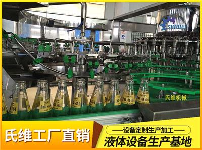 柠檬饮料小型生产设备 果汁饮料易拉罐生产线