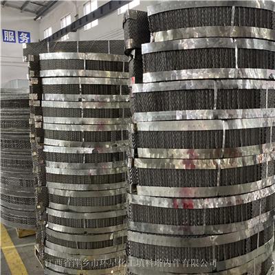 車間生產情況：316L材質規整填料CY700絲網波紋填料