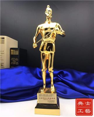杭州制作鲁班奖工程奖杯的厂家、建筑行业质量金属奖杯设计定制