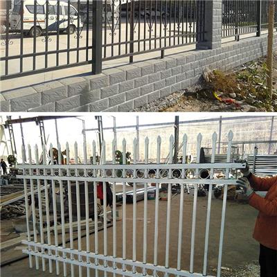 锌钢护栏铁艺围栏公园小区庭院隔离栅栏可定制